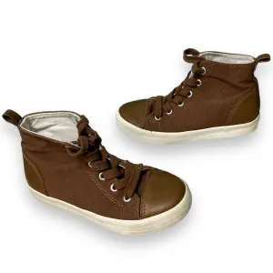 Gymboree Big Boy Size 10 Brown High Top Shoes