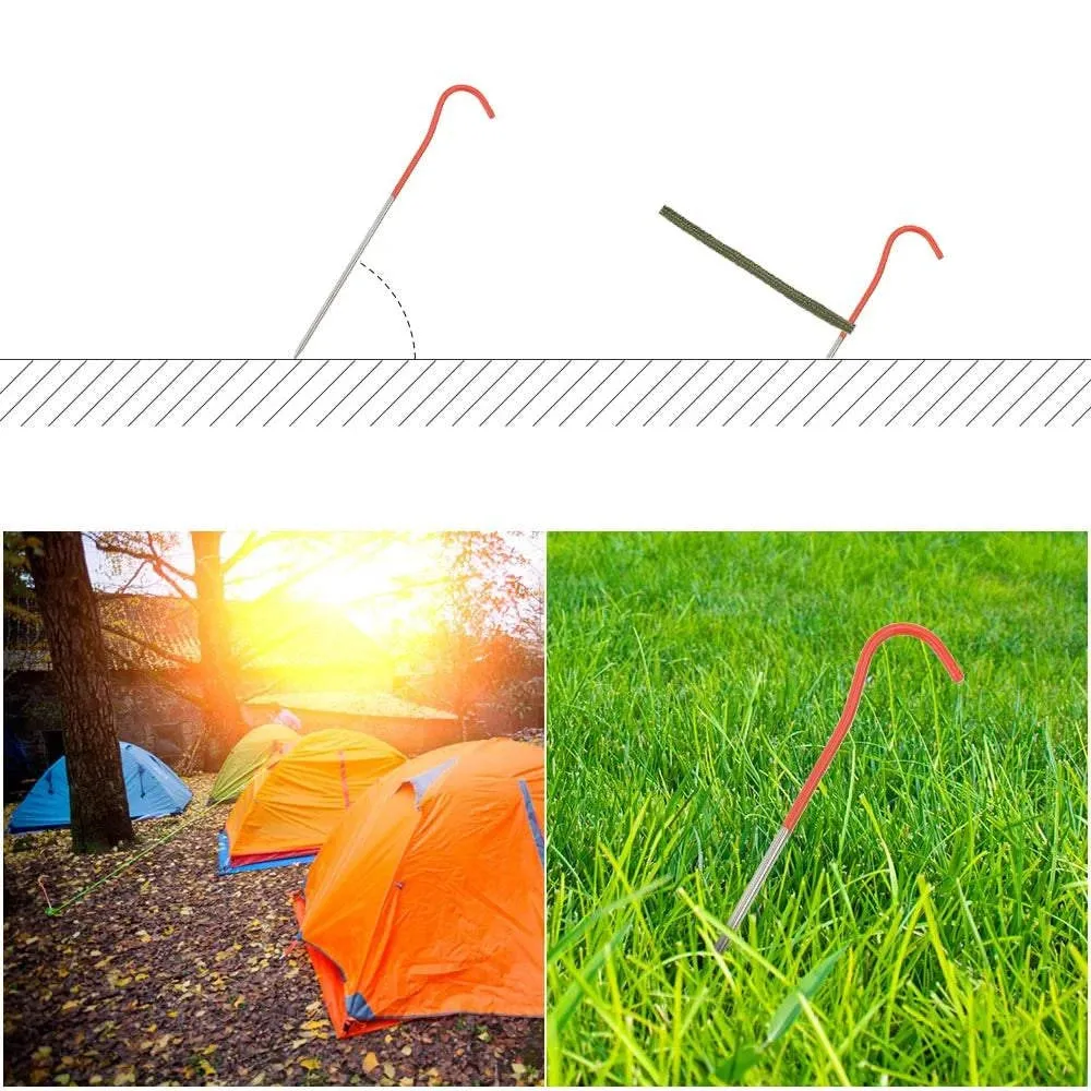 130mm/150mm Camping Hiking Tent Nails Ultralight Titanium Alloy Tent Pegs Stakes Anchors Camping Accessories 2022 New