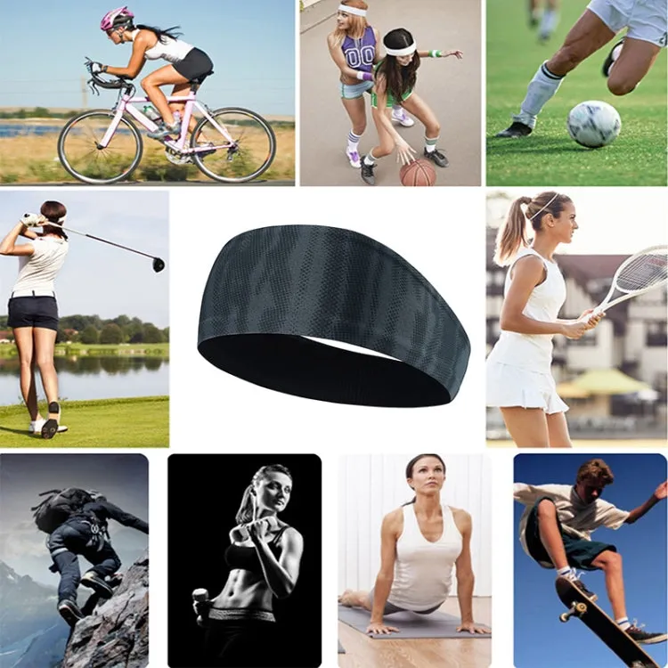 Absorbent Cycling Yoga Sport Sweat Headband Men Sweatband For Men and Women Yoga Hair Bands Head Sweat Bands Sports Safety(Graffiti)