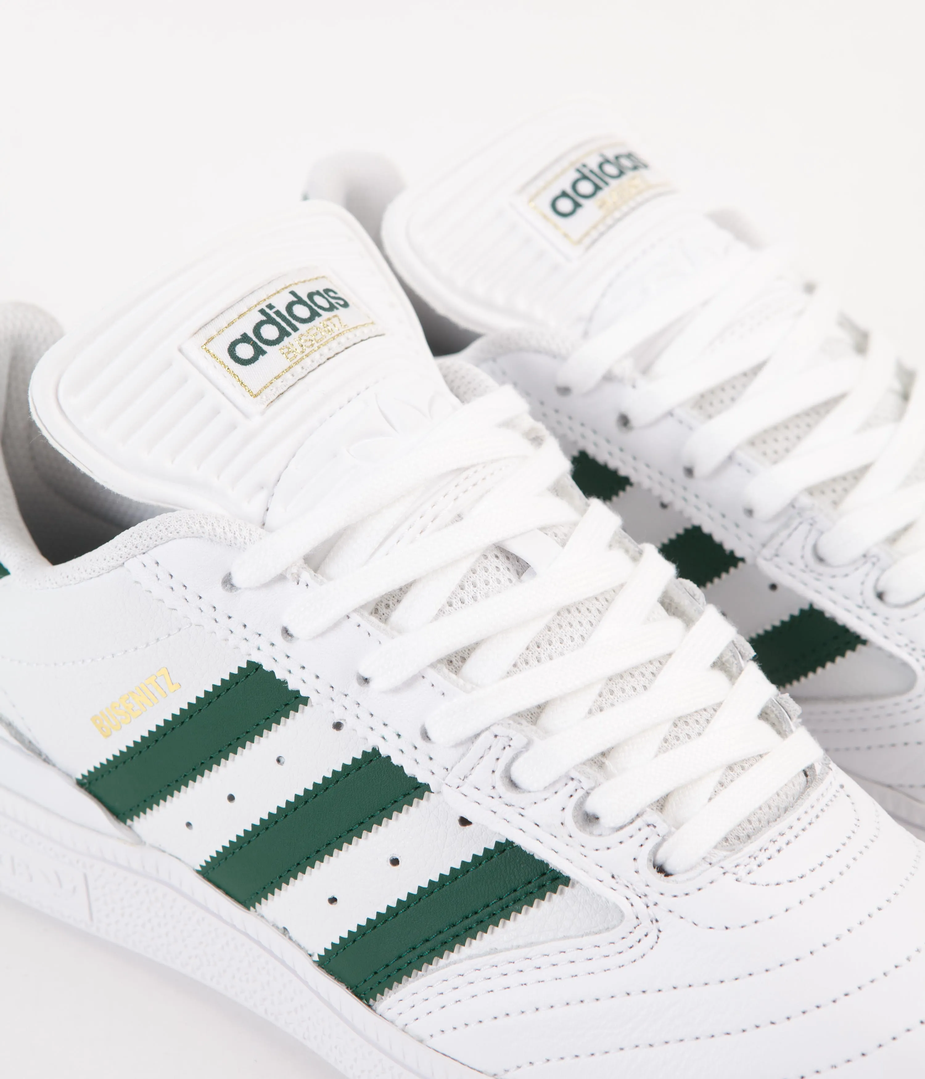 Adidas Busenitz Shoes - FTWR White / Collegiate Green / FTWR White