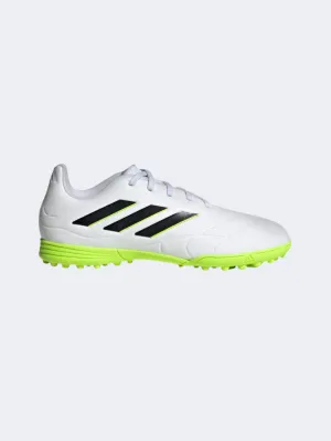 Adidas Copa Pure.3 Kids Turf Shoes White/ Lemon