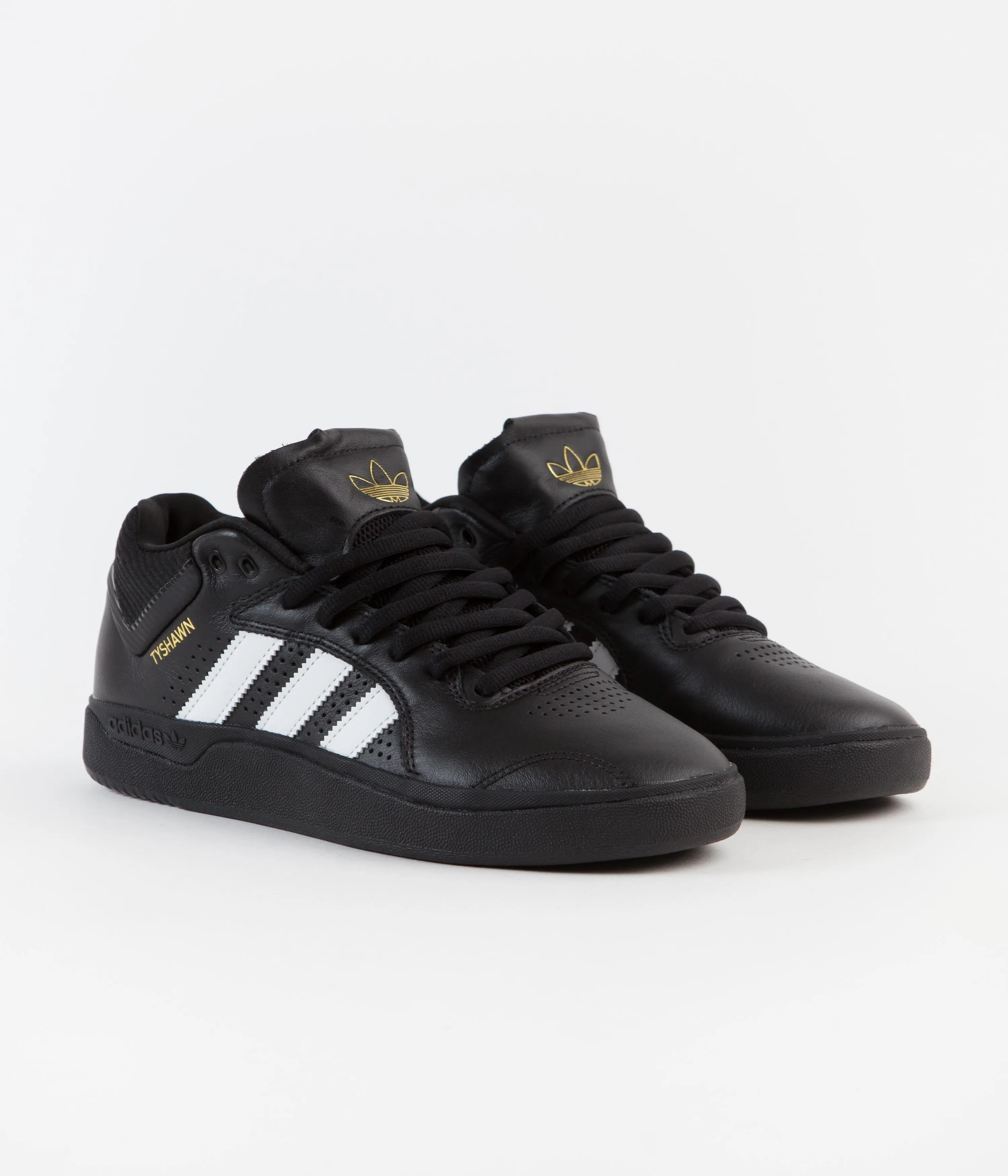 Adidas Tyshawn Shoes - Core Black / FTWR White / Core Black