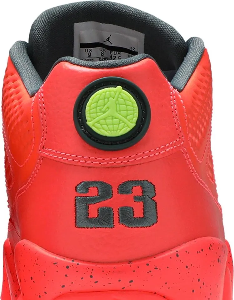 Air Jordan 9 Low Bright Mango Sneakers, Orange