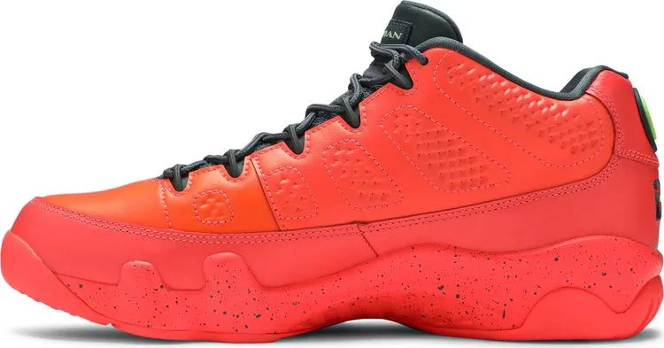 Air Jordan 9 Low Bright Mango Sneakers, Orange