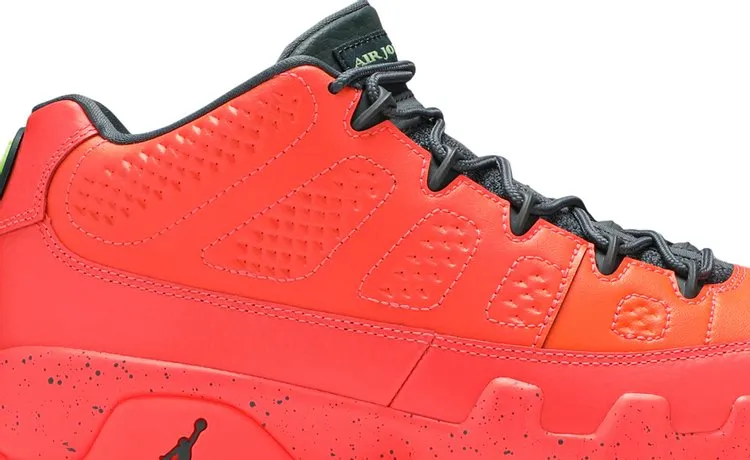 Air Jordan 9 Low Bright Mango Sneakers, Orange