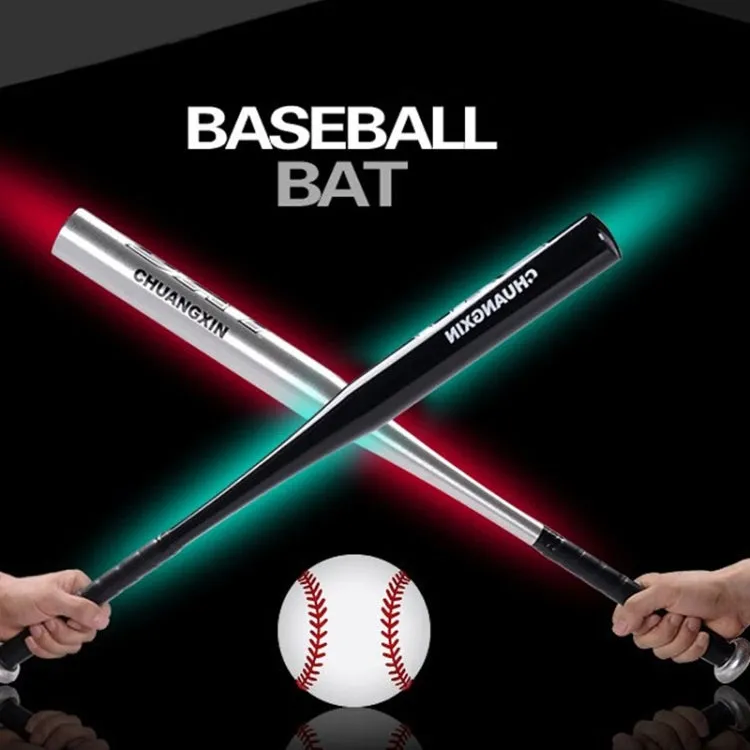 Aluminium Alloy Baseball Bat Of The Bit Softball Bats, Size:30 inch(75-76cm)(Black)