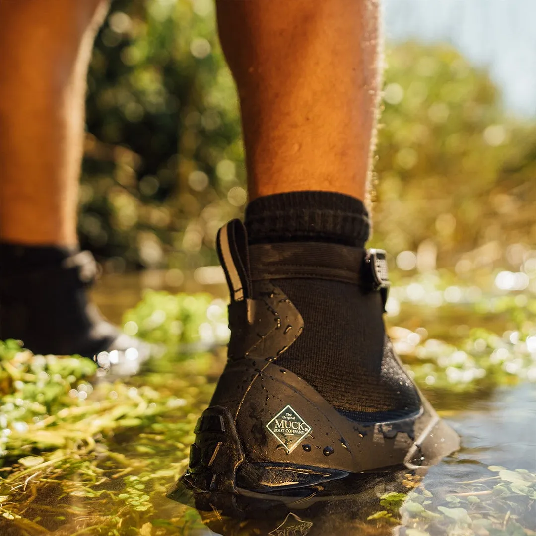 Apex Zip Short Boots - Black/Dark Shadow by Muckboot