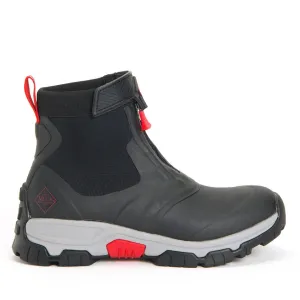 Apex Zip Short Boots - Grey/Red by Muckboot