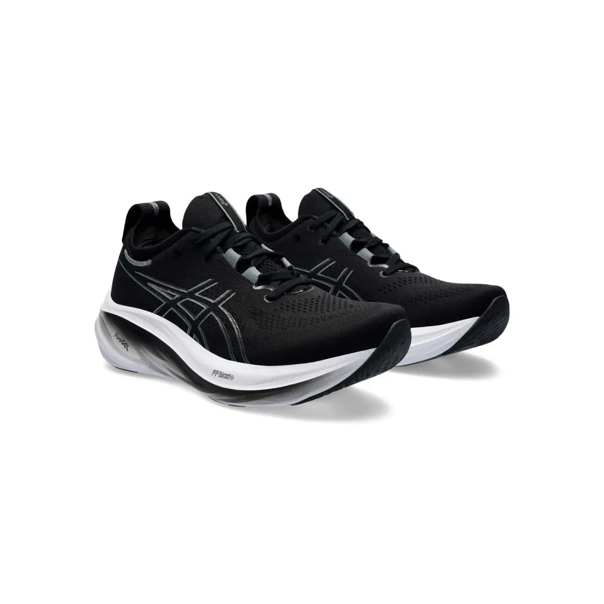 Asics Gel Nimbus 26 Black White SS24 Running Shoes