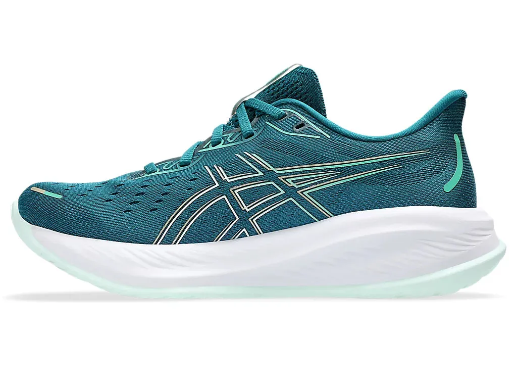 ASICS Womens Gel Cumulus 26 Wide - Rich Teal/Pale Mint (1012B600-300)