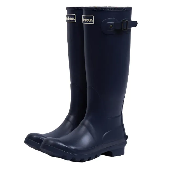 Barbour Ladies Bede Tall Welly - Navy