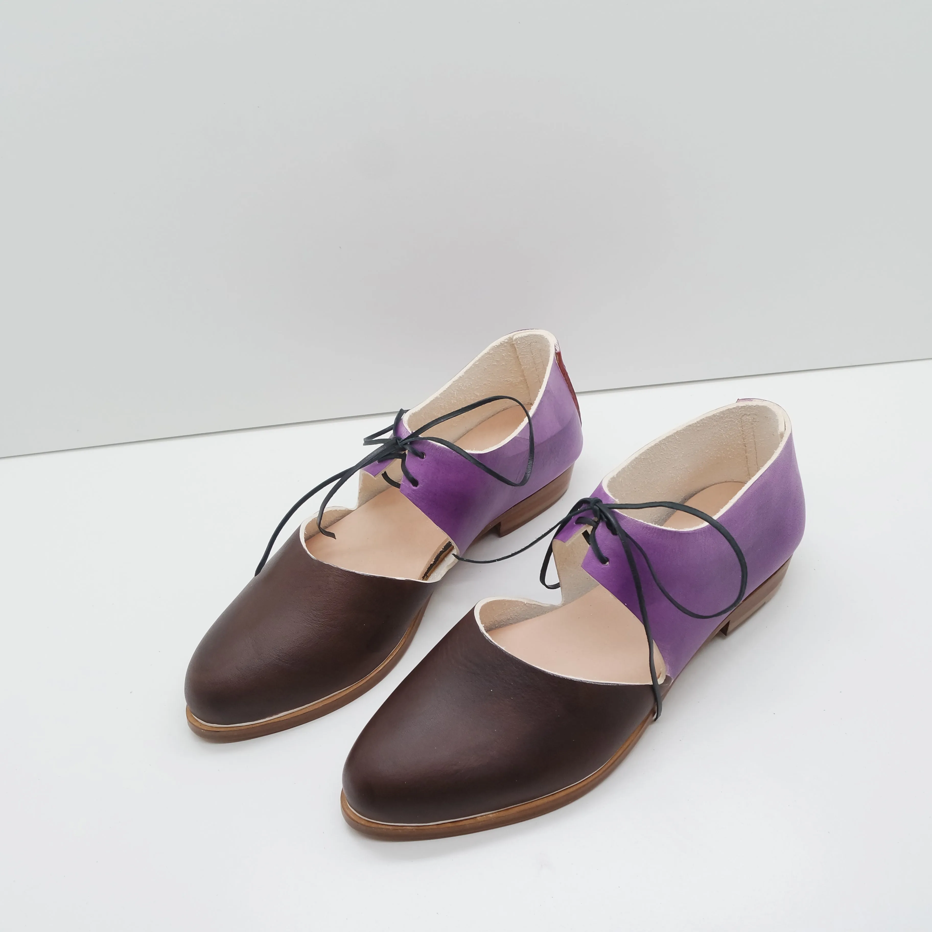 BBF24 SALE. SIZE 37. THE MARY. TT TAMARIND W UBE. 2CM (PRODUCTION SAMPLE)