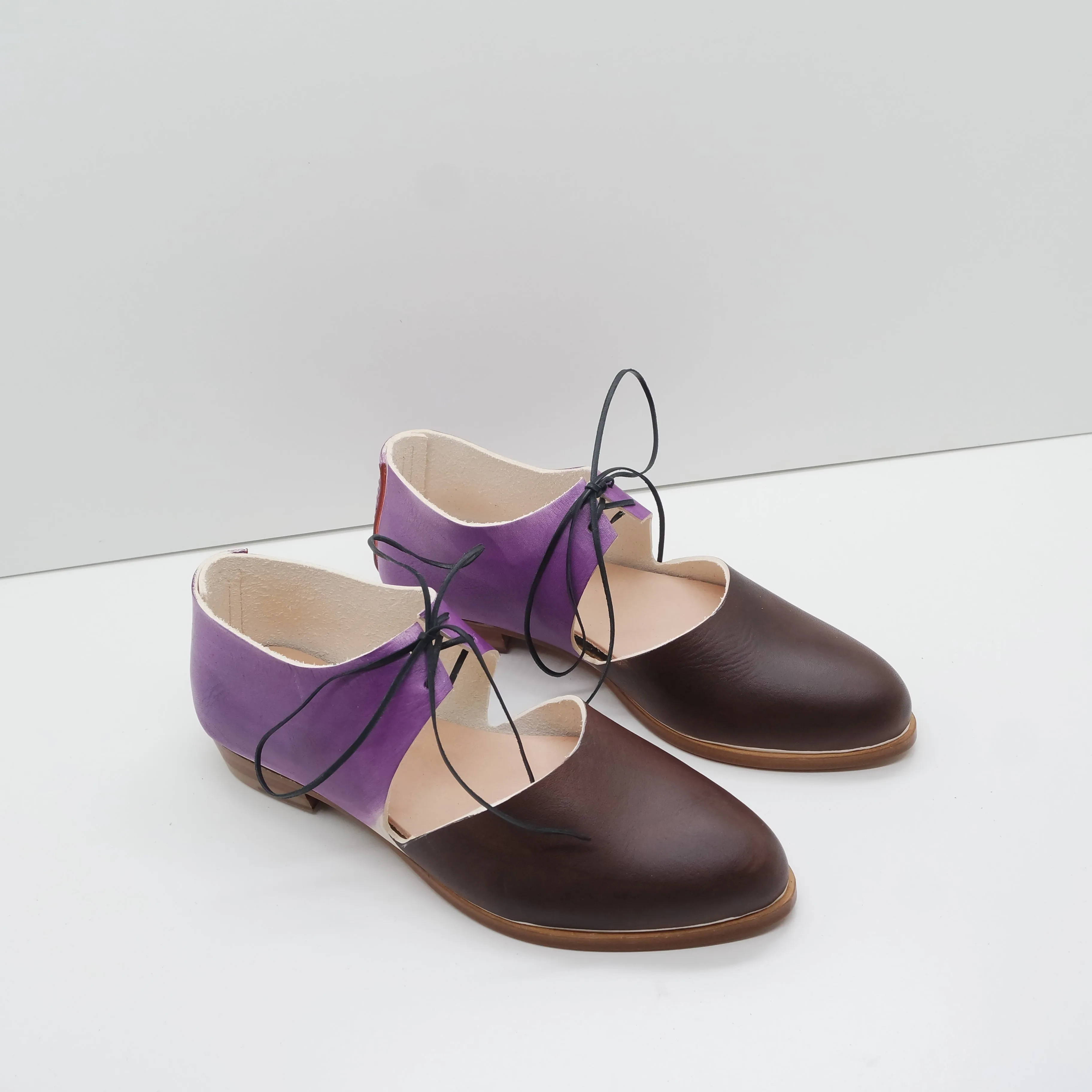 BBF24 SALE. SIZE 37. THE MARY. TT TAMARIND W UBE. 2CM (PRODUCTION SAMPLE)