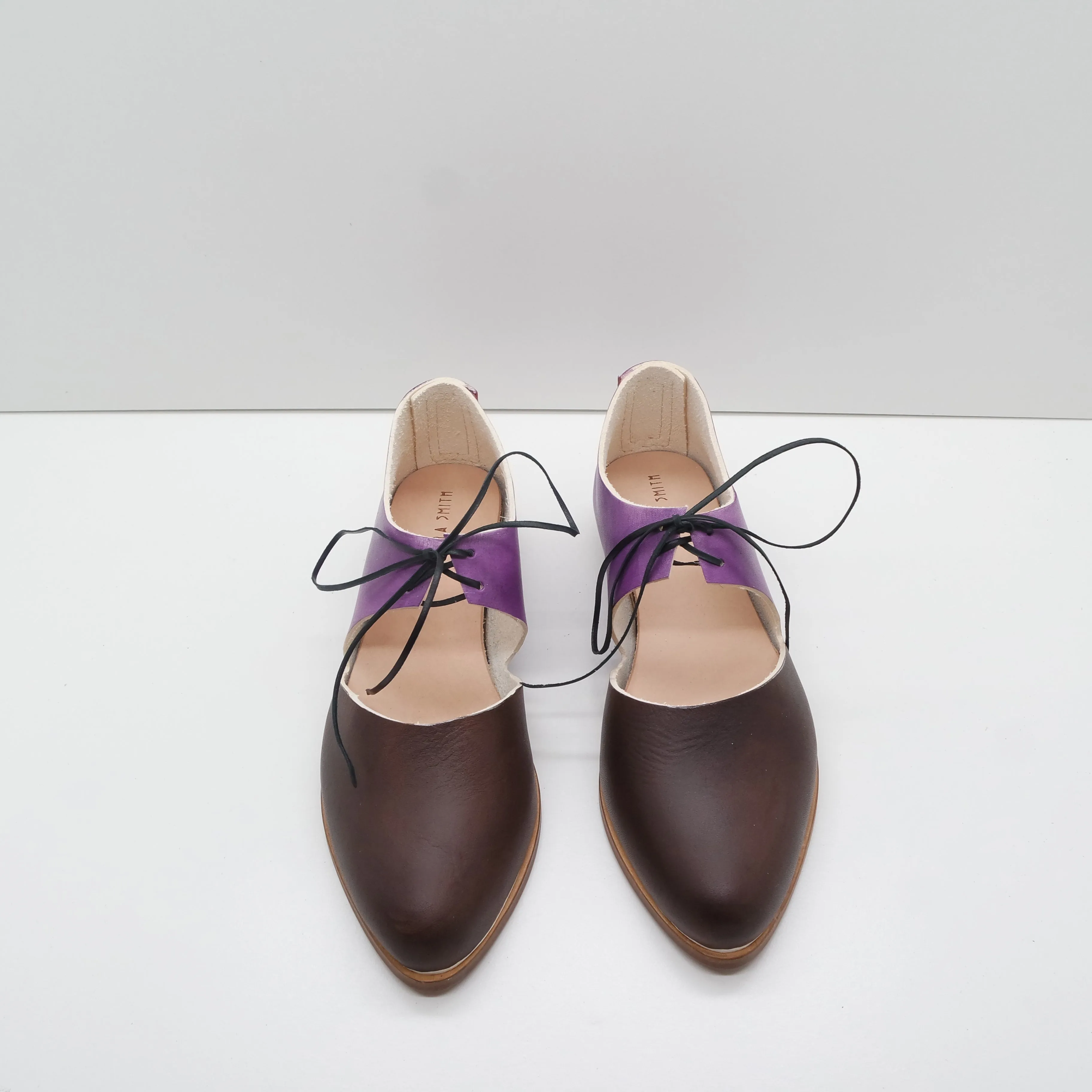 BBF24 SALE. SIZE 37. THE MARY. TT TAMARIND W UBE. 2CM (PRODUCTION SAMPLE)