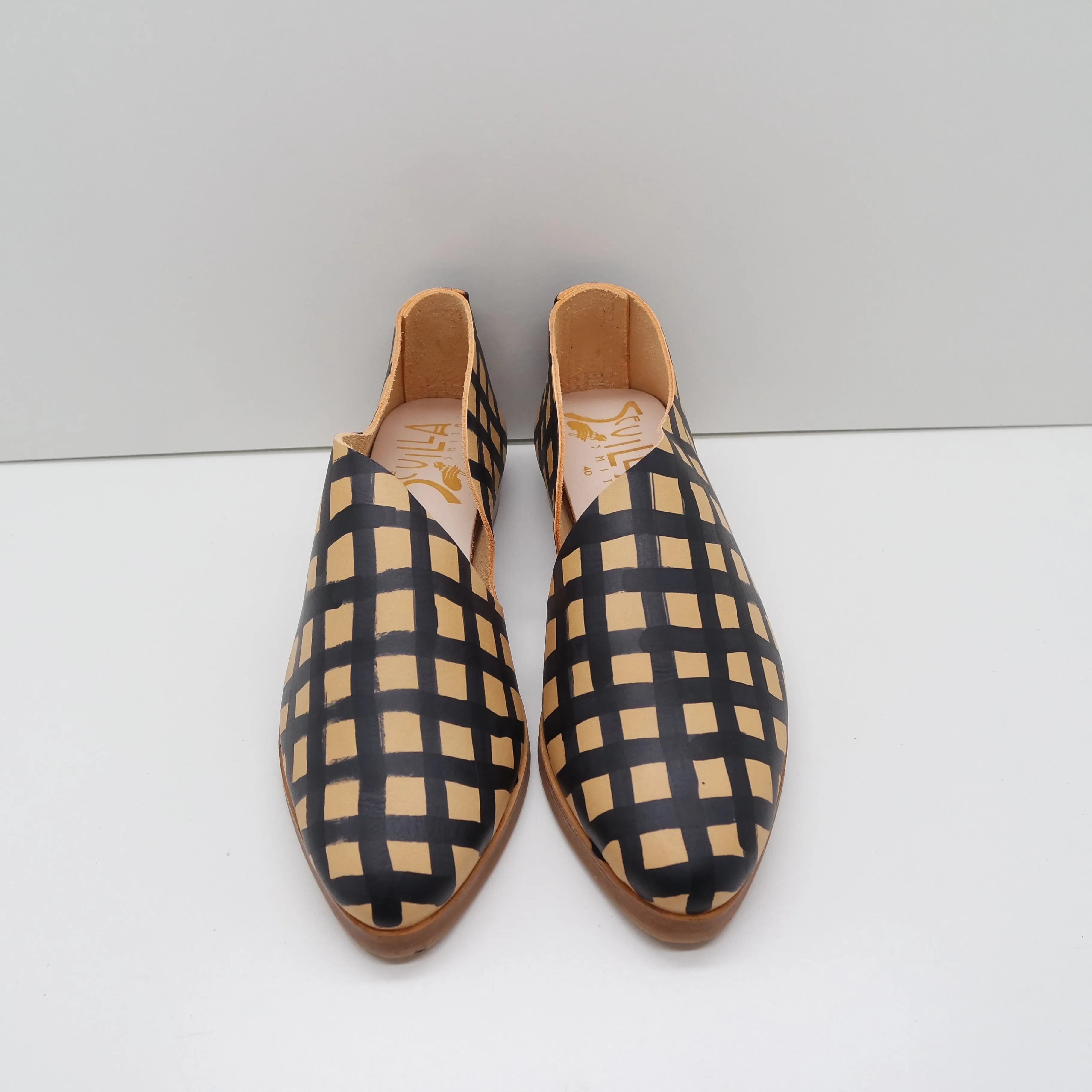 BBF24 SALE. SIZE 40. THE KIM. GINGHAM. BB NORI. 2CM