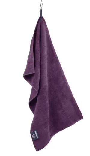 Biospired Medium Microfiber Camp Towel, Eggplant