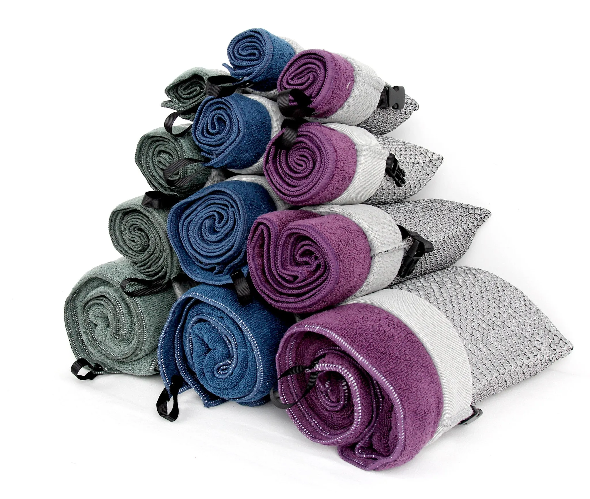 Biospired Medium Microfiber Camp Towel, Eggplant