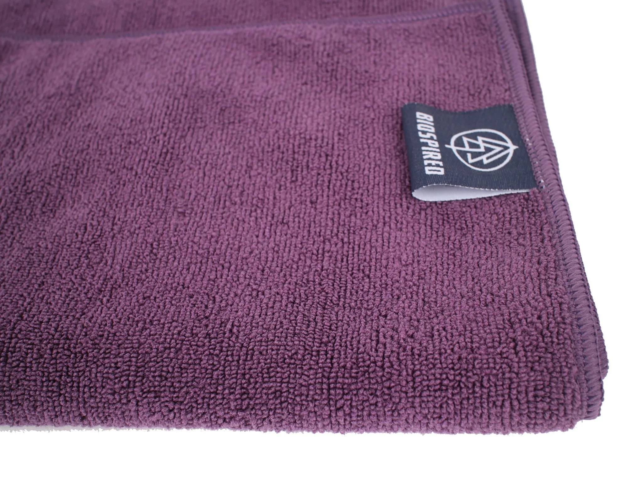 Biospired Medium Microfiber Camp Towel, Eggplant