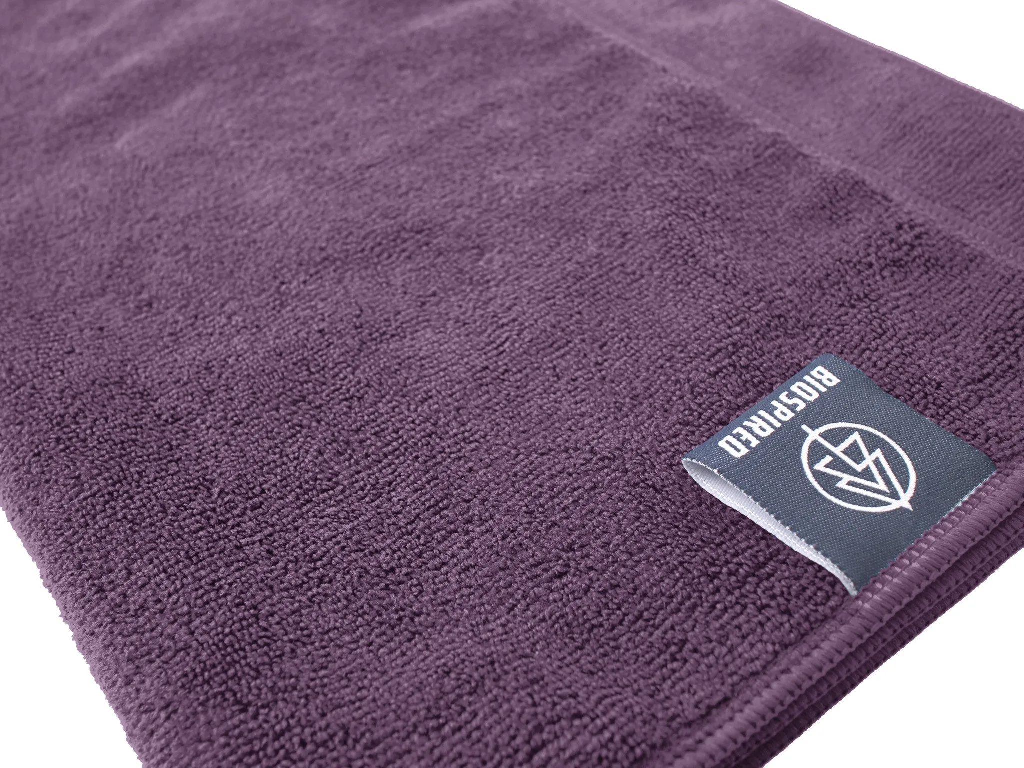 Biospired Medium Microfiber Camp Towel, Eggplant