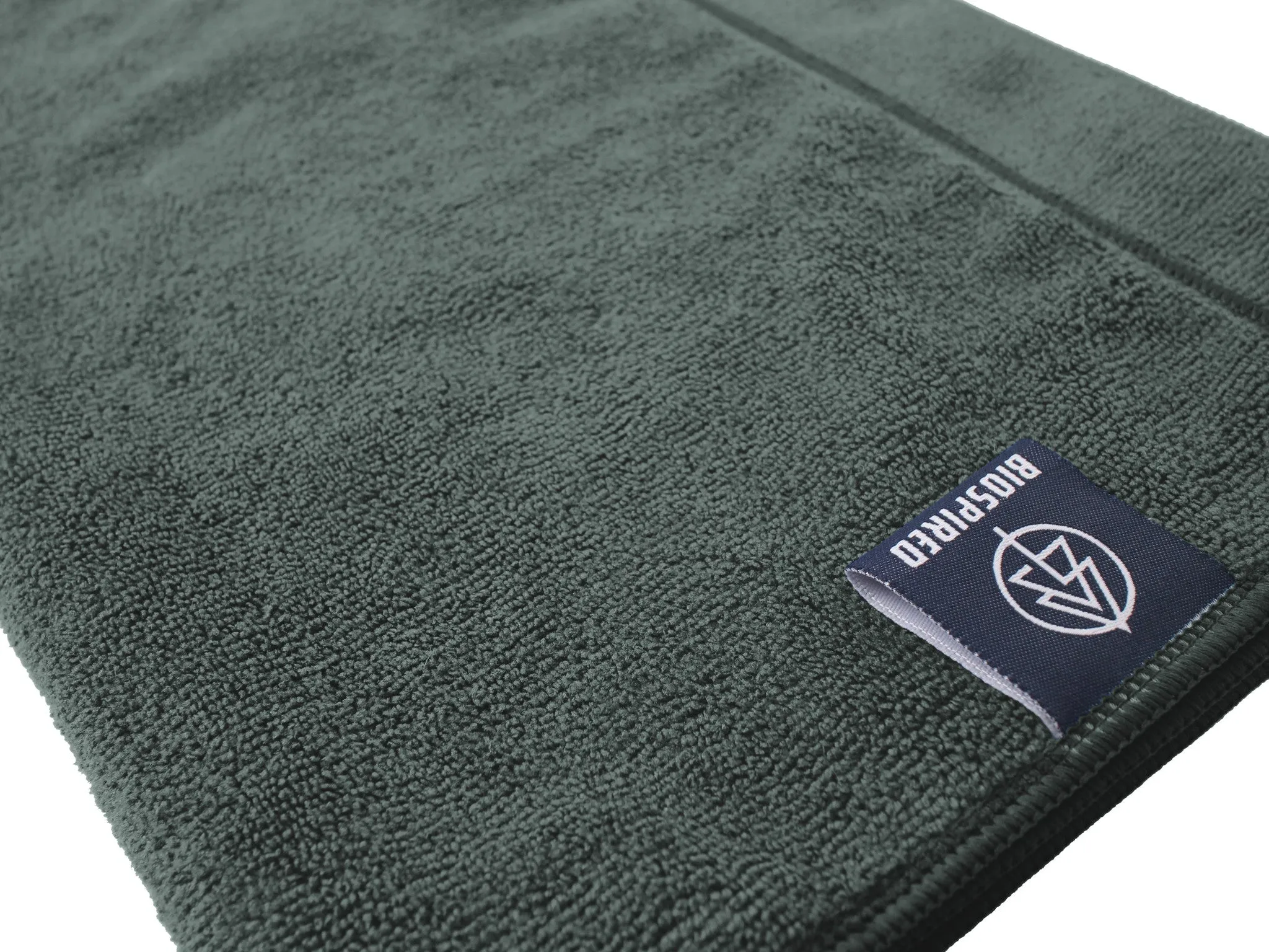 Biospired Medium Microfiber Camp Towel, Forest Green