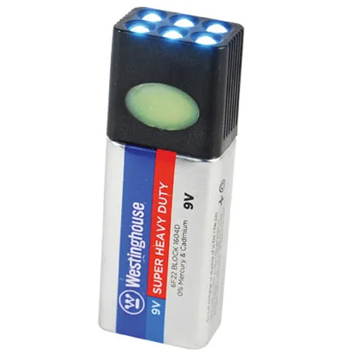 Blocklite 9-Volt Battery Led Flashlight