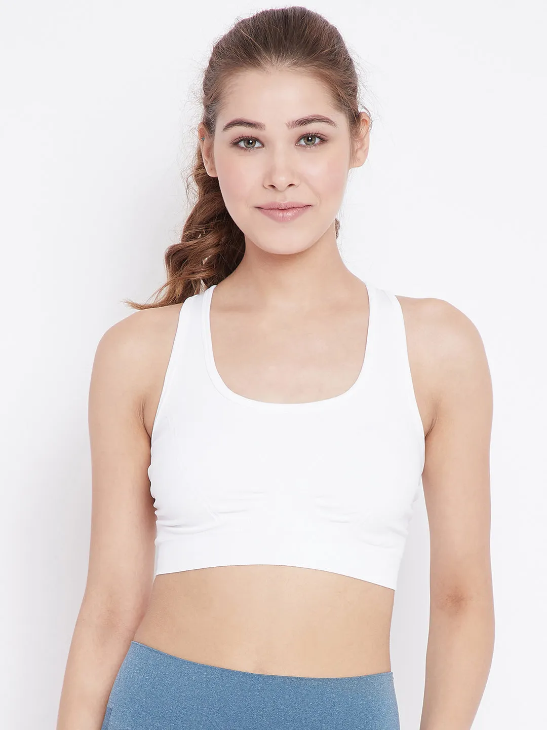 C9 Airwear seamless Sports Bra For Women - Geranium