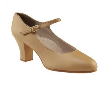 Capezio Student Footlight Chorus Heels - Caramel - Adult