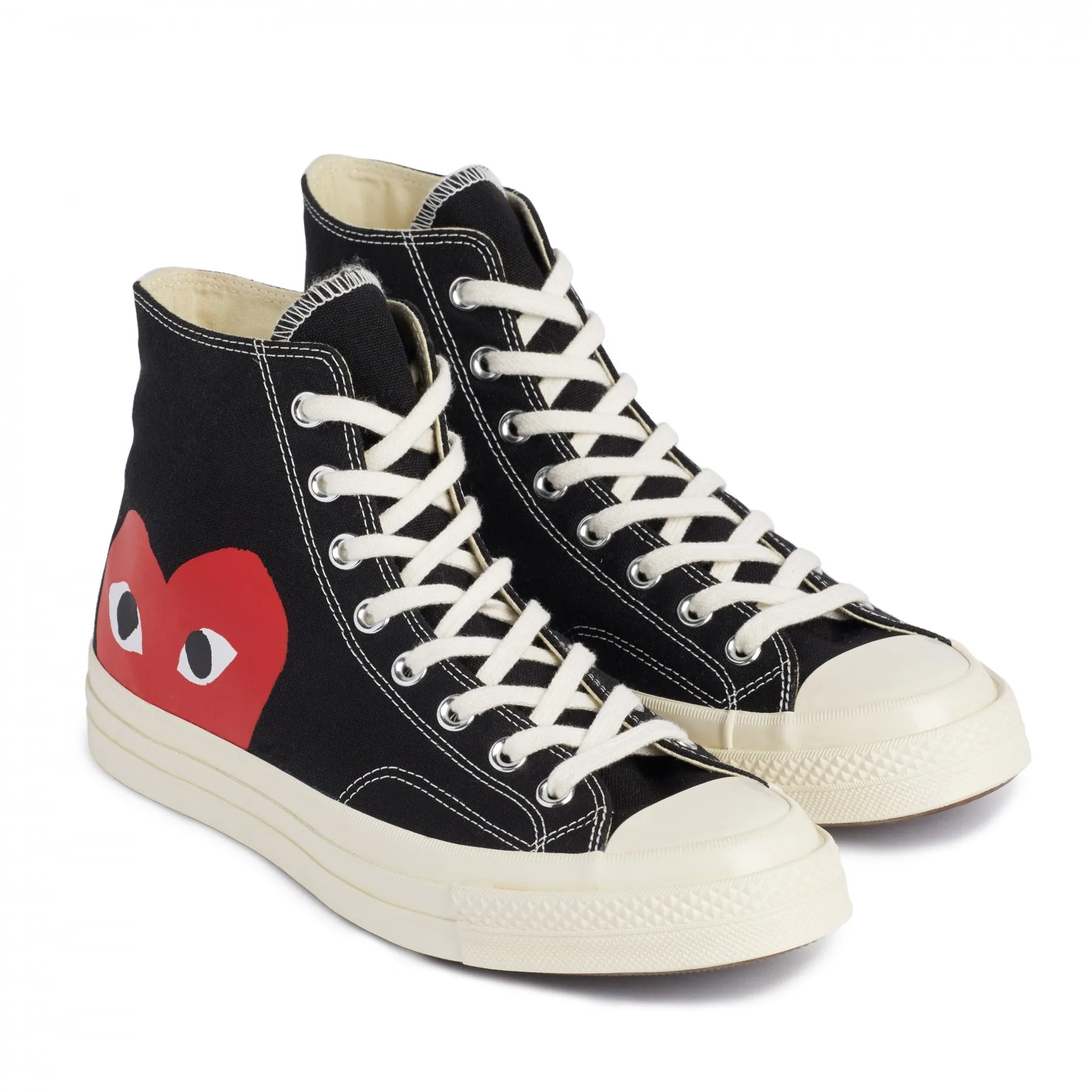 Comme Des Garçons Play Converse Single Heart Chuck Taylor All Star '70 High Top (black)