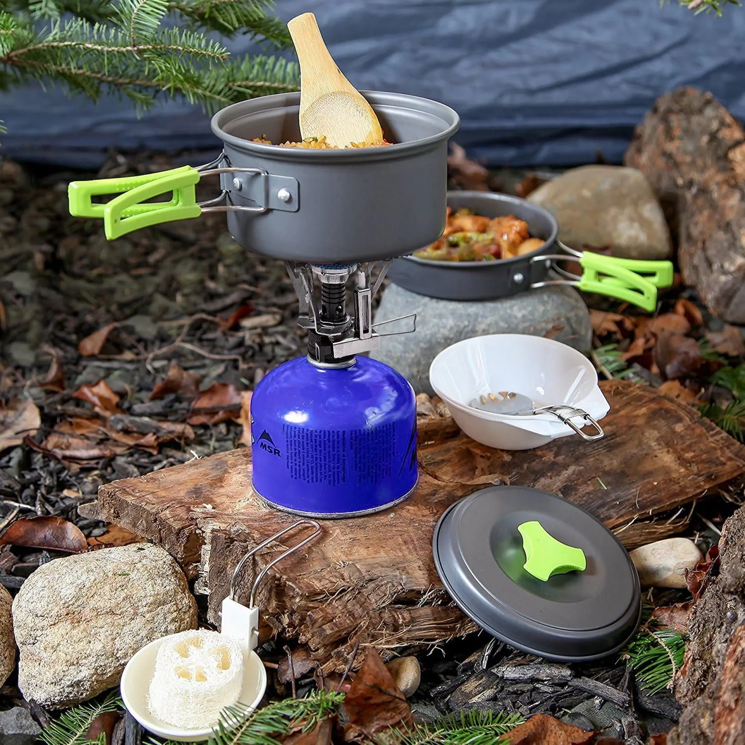 Complete Camp Cooking Set for Backpackers  MalloMe