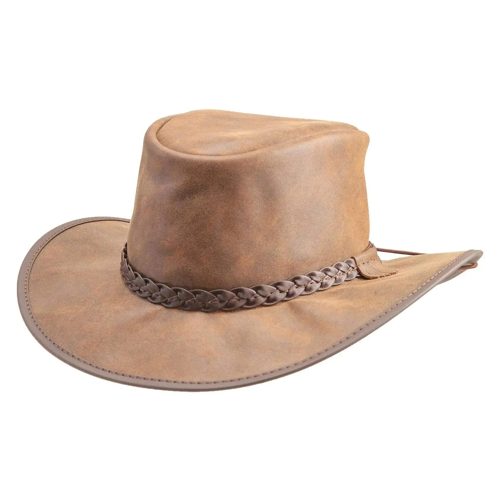 Cooper | Leather Outback Hat