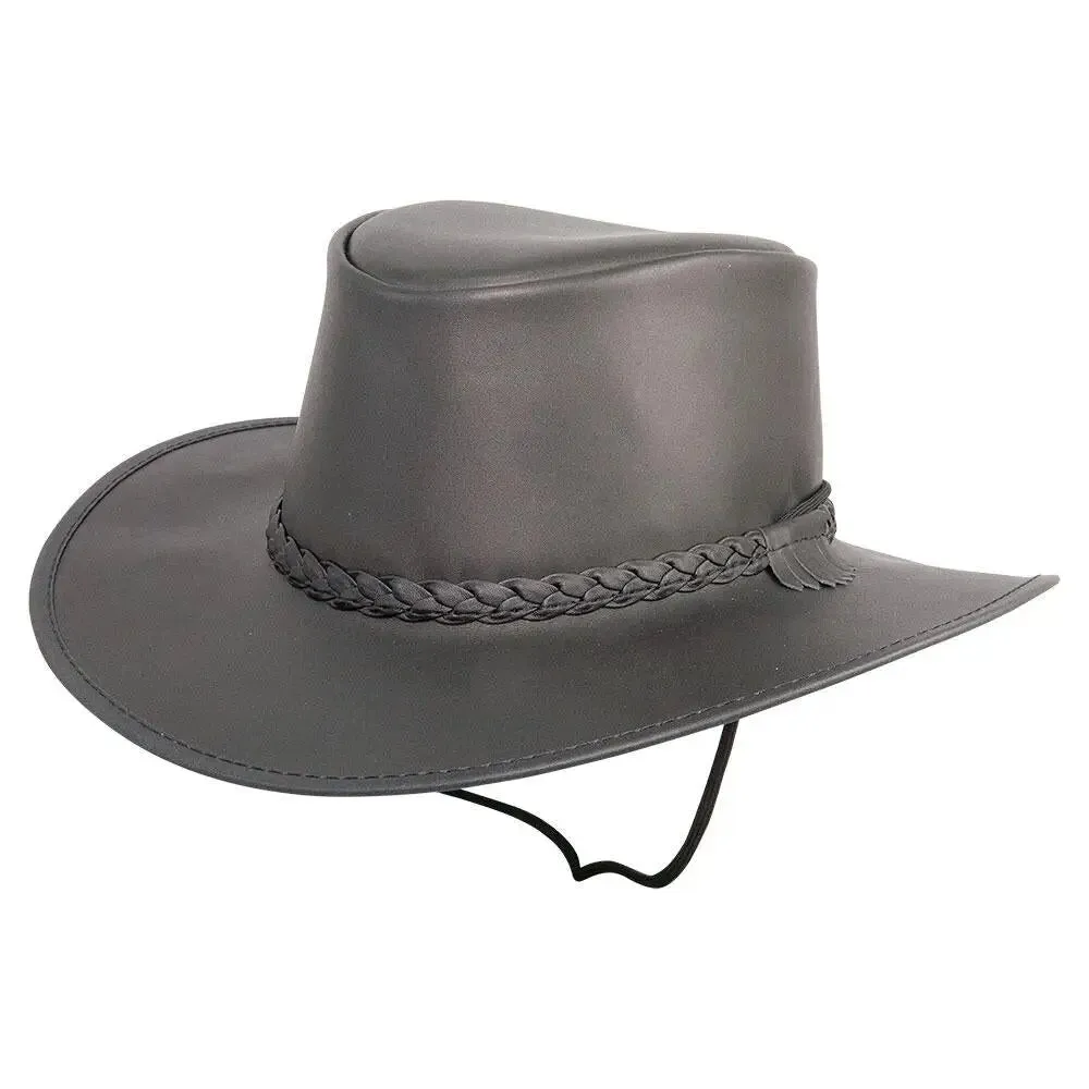 Cooper | Leather Outback Hat