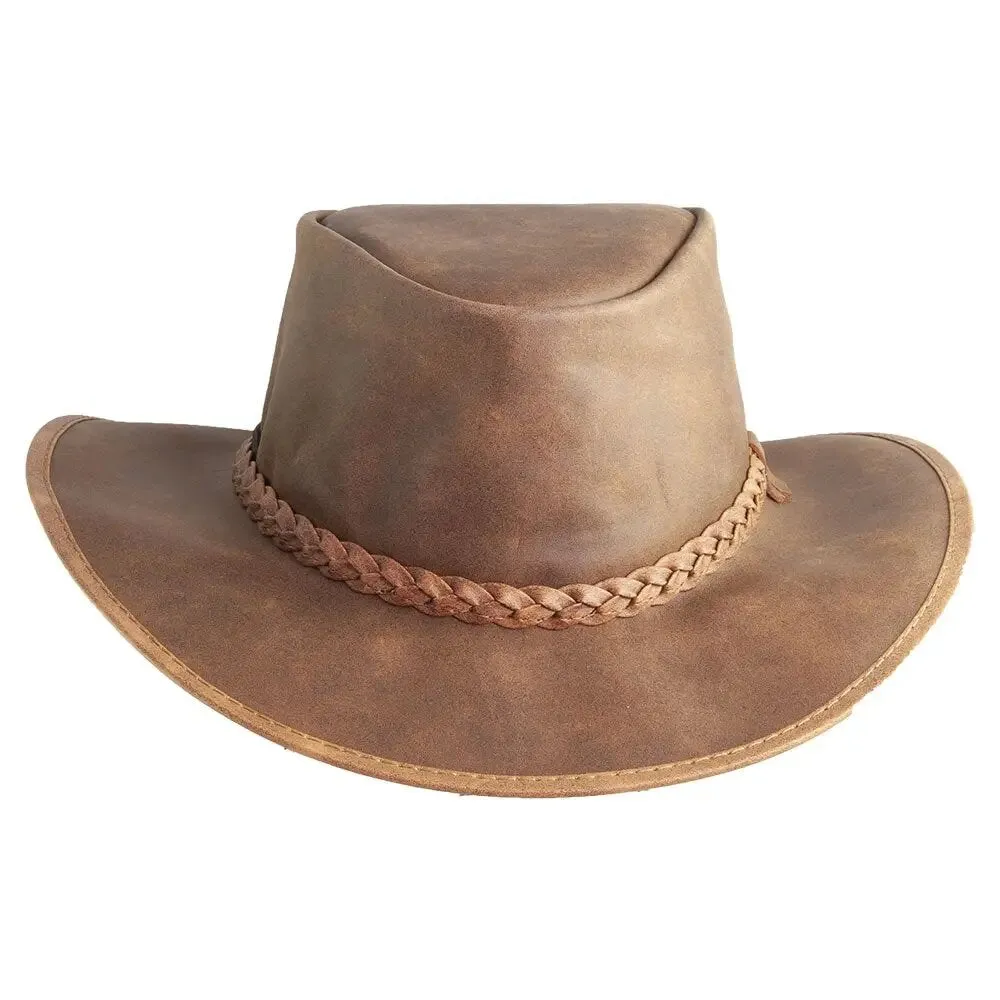 Cooper | Leather Outback Hat