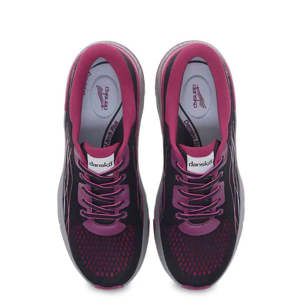 Dansko Pace Black/Berry Mesh