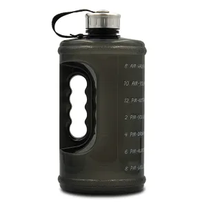 Decdeal 2.2L Motivation Water Bottle with Time Marker Outdoor Camping Hiking Backpacking Fitness Workout Sports Bottle