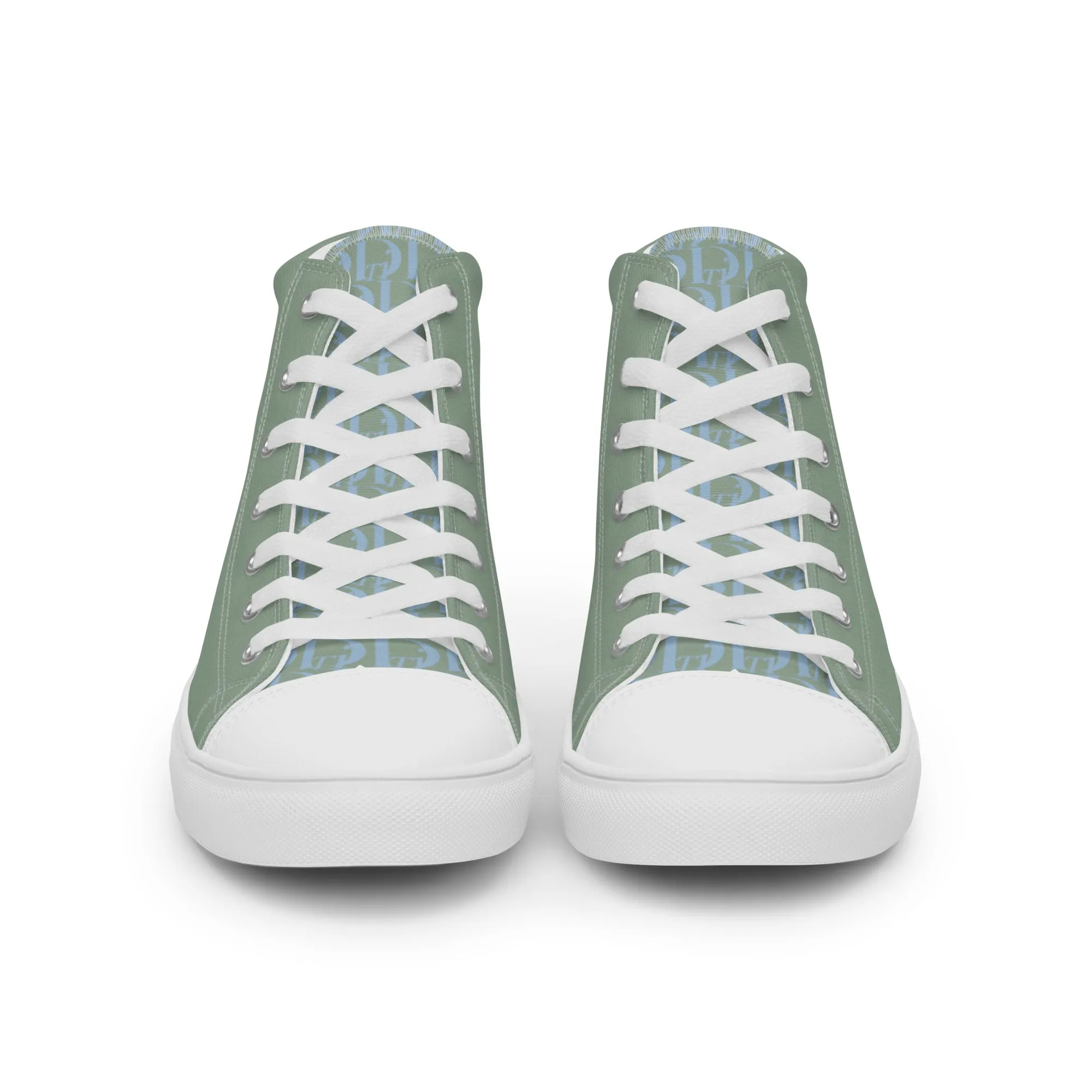 Descendants of the Island Olive Women’s high top canvas shoes