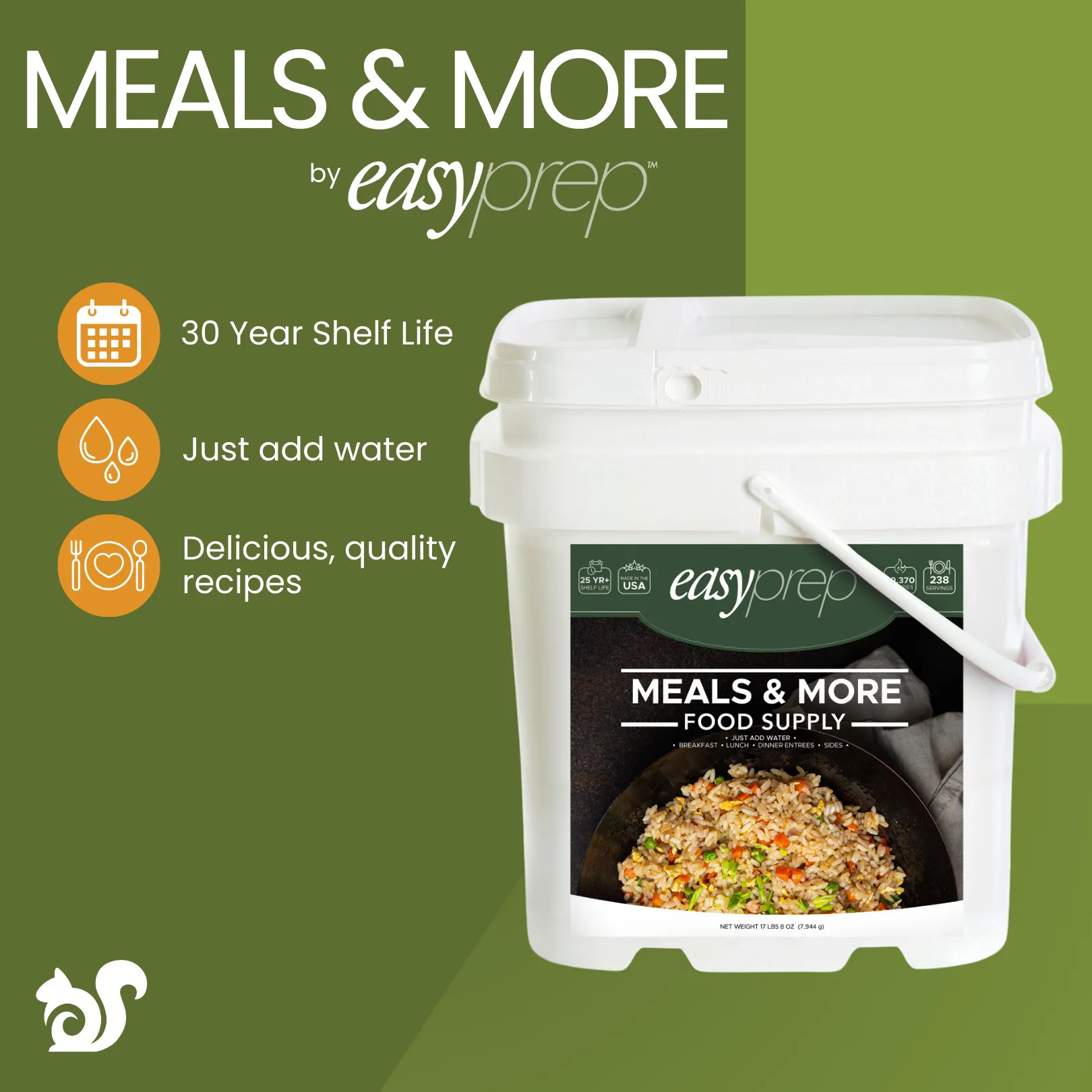 EasyPrep Meals & More Food Storage Kit