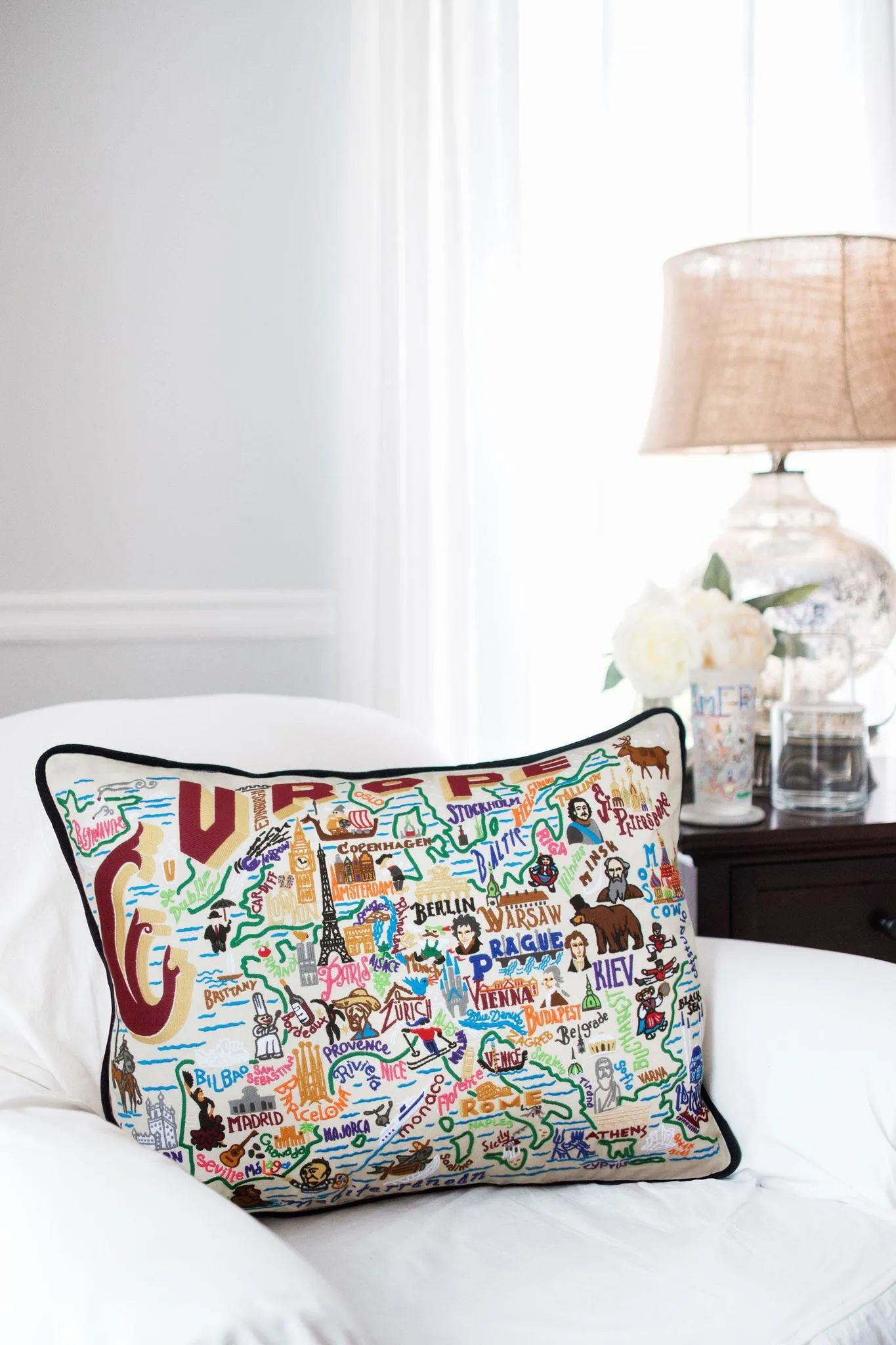 EUROPE PILLOW BY CATSTUDIO