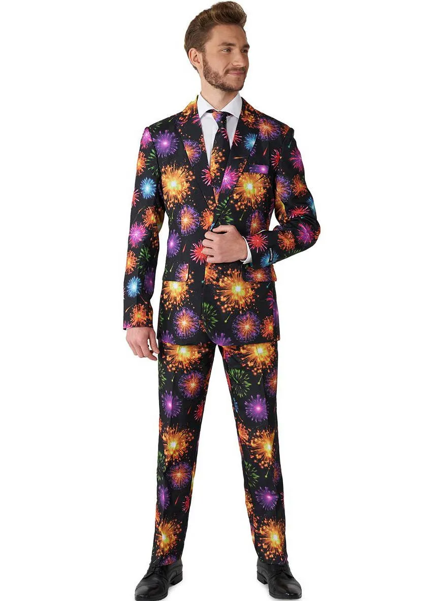 Fireworks Mens Deluxe Suitmeister Costume Suit