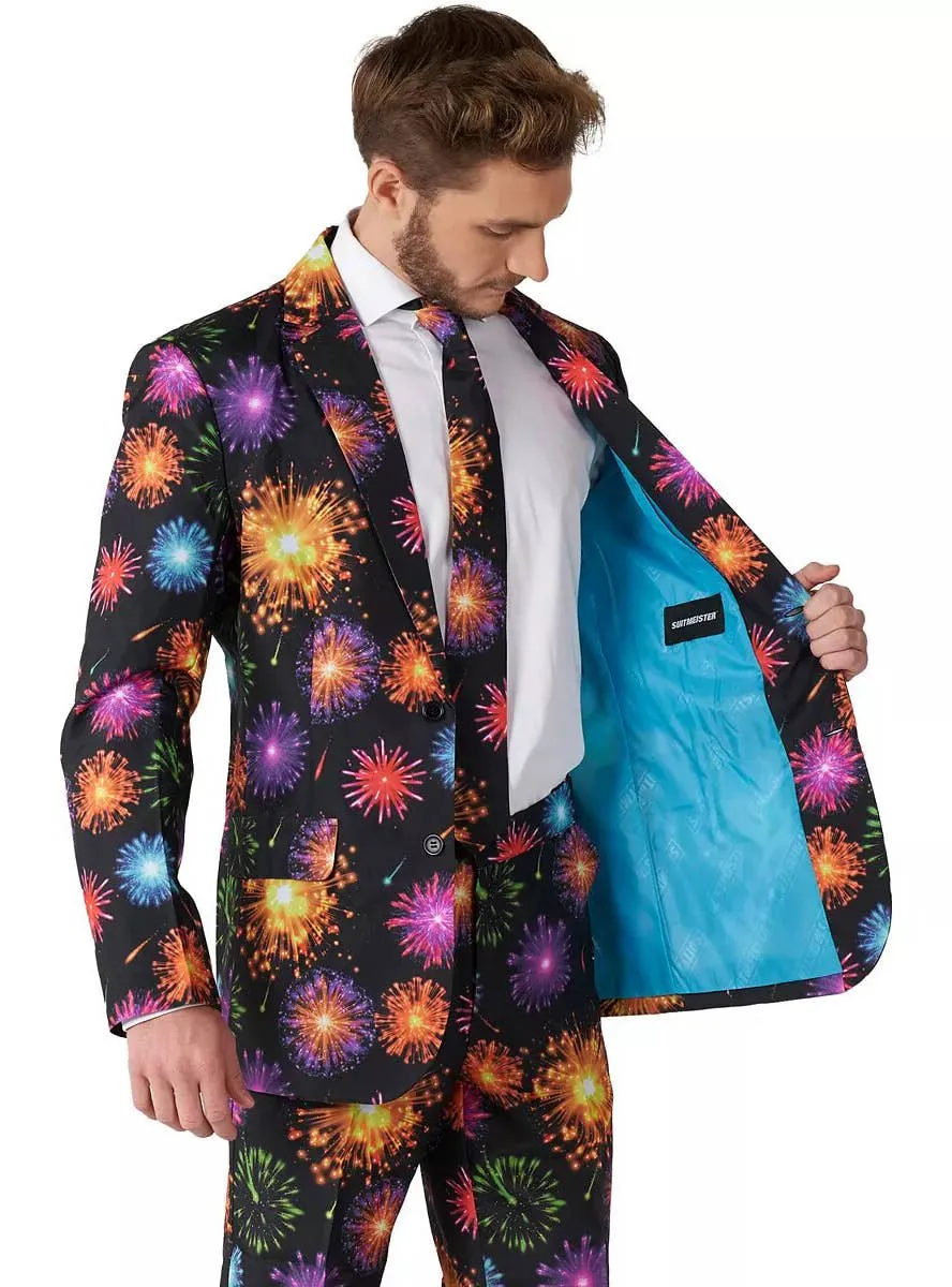 Fireworks Mens Deluxe Suitmeister Costume Suit