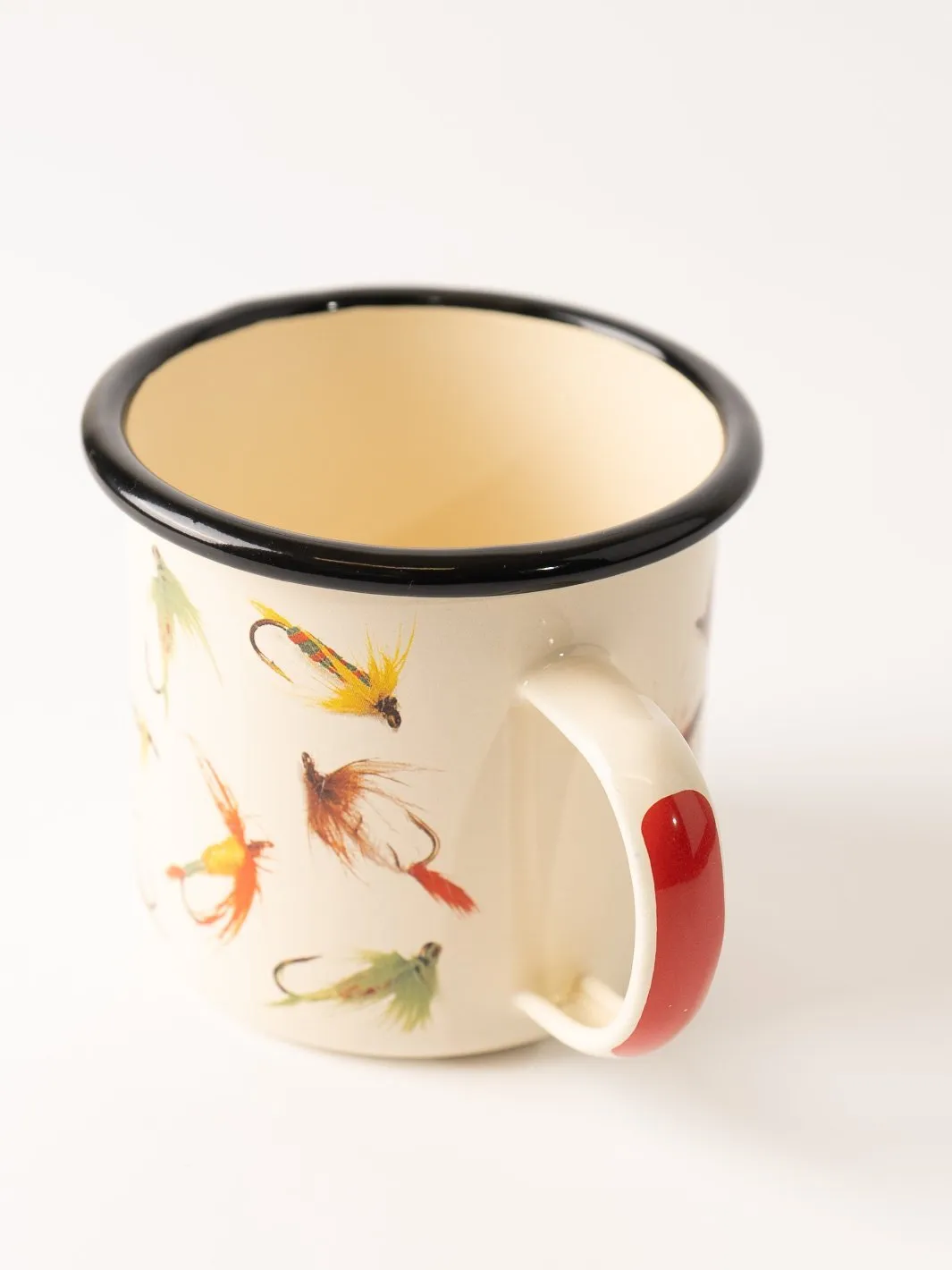 Fishing Flies Enamel Mug