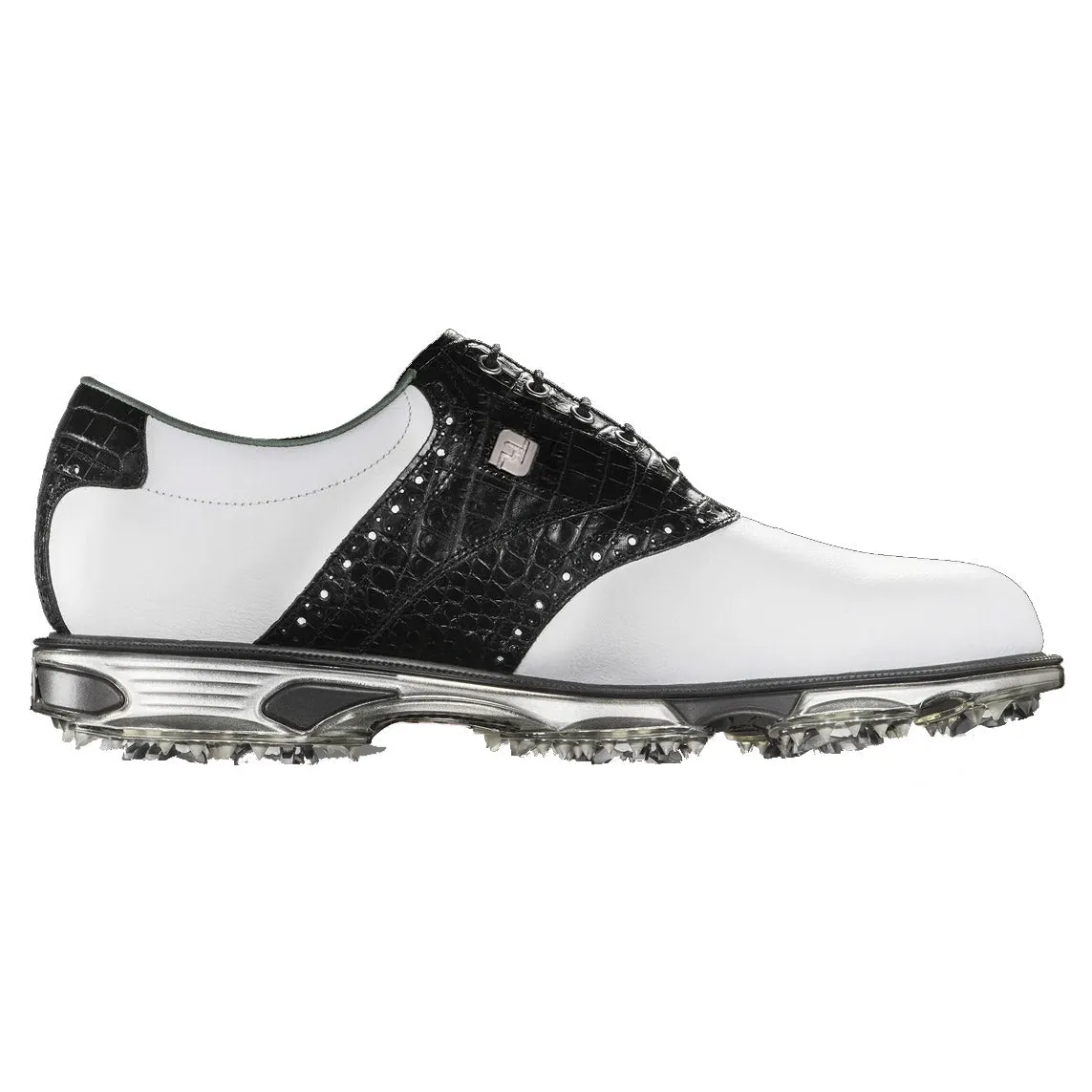 FootJoy DryJoys Tour White Black Mens Golf Shoes