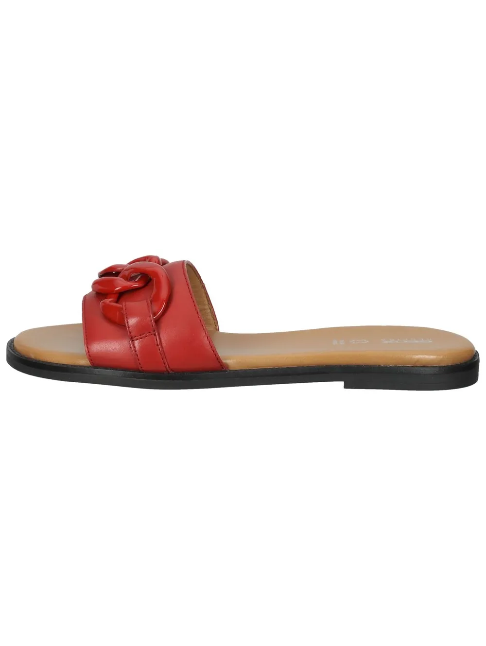 Geox mules, bright red