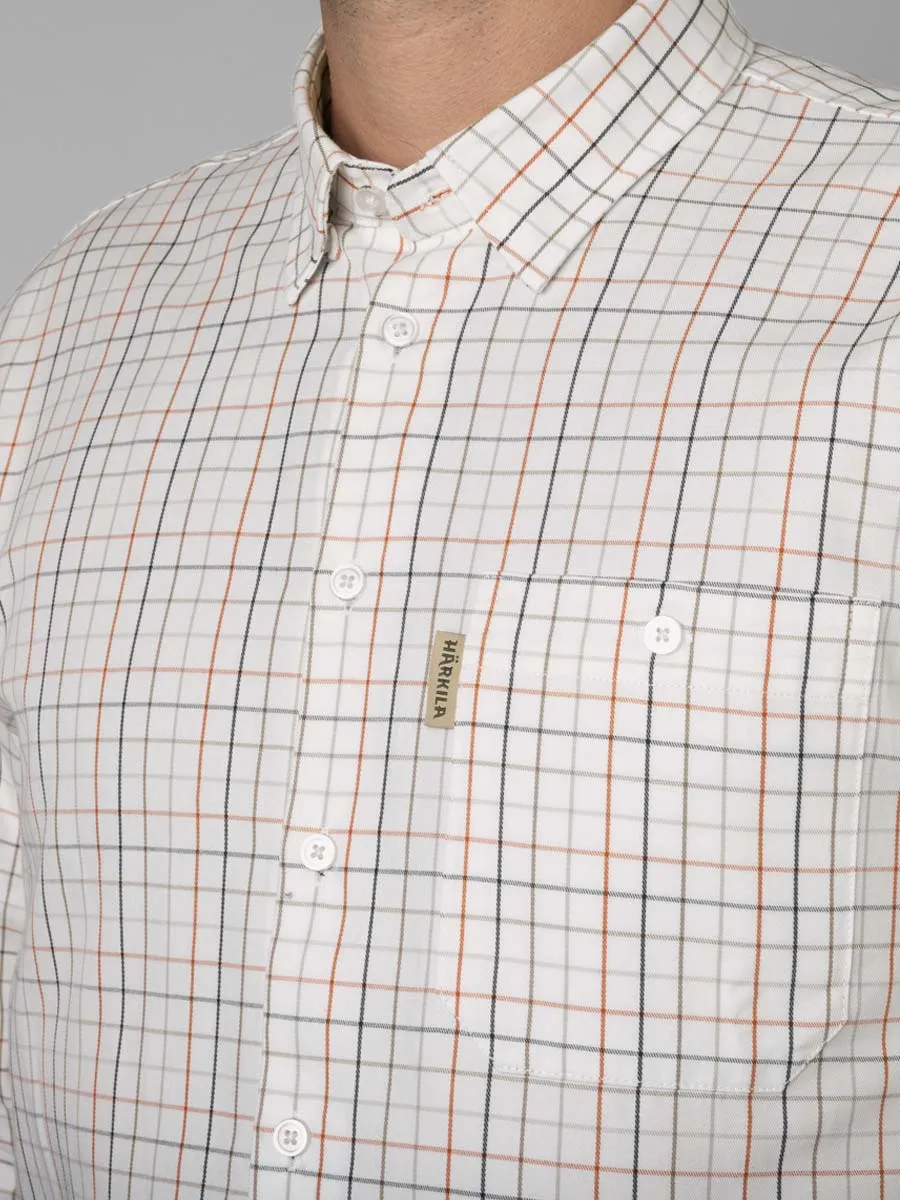 HARKILA Retrieve Shirt - Mens 100% Cotton - Bloodstone Check