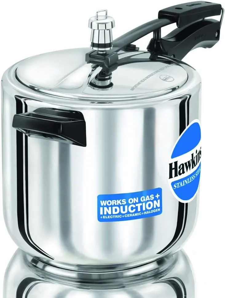 Hawkins Stainless Steel 6 Liter Pressure Cooker HSS60