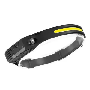 Headlamp USB Rechargeable LED Sensor Flashlight Waterproof Hands-Free