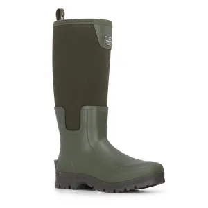 Hoggs of Fife Newport Neoprene 5mm Wellington Boots - Field/Green