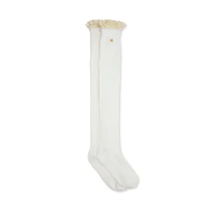 IVORY VICTORIA KNEE HIGH SOCK