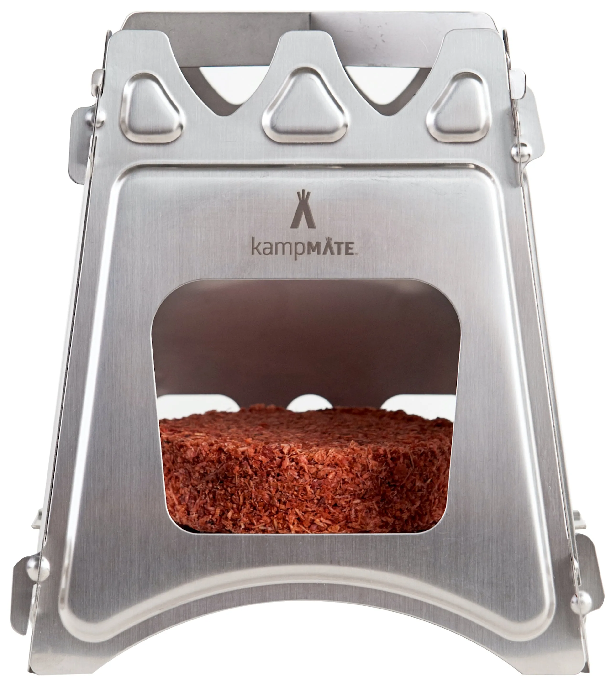 kampMATE WoodFlame Stainless Steel Stove