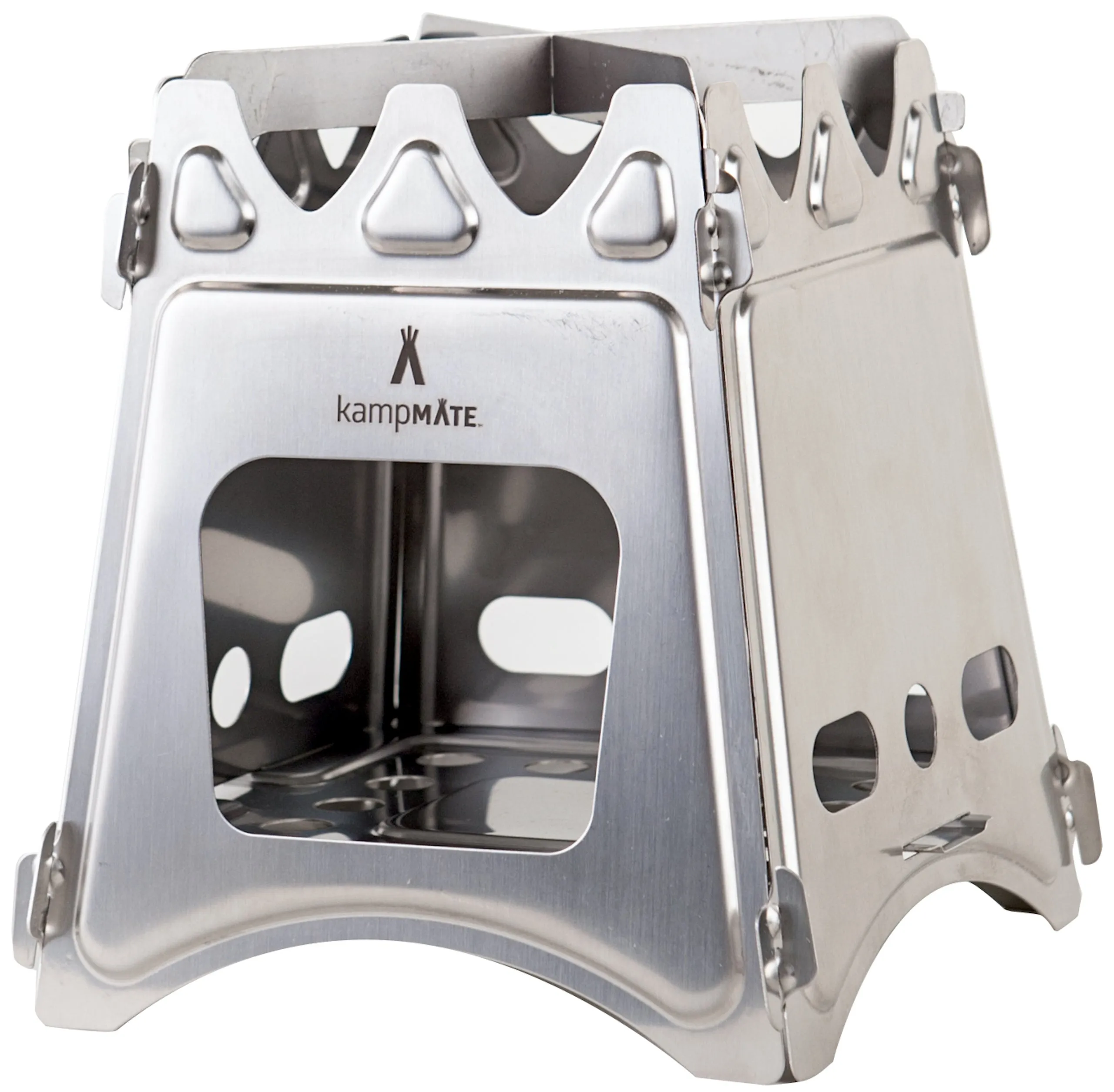 kampMATE WoodFlame Stainless Steel Stove