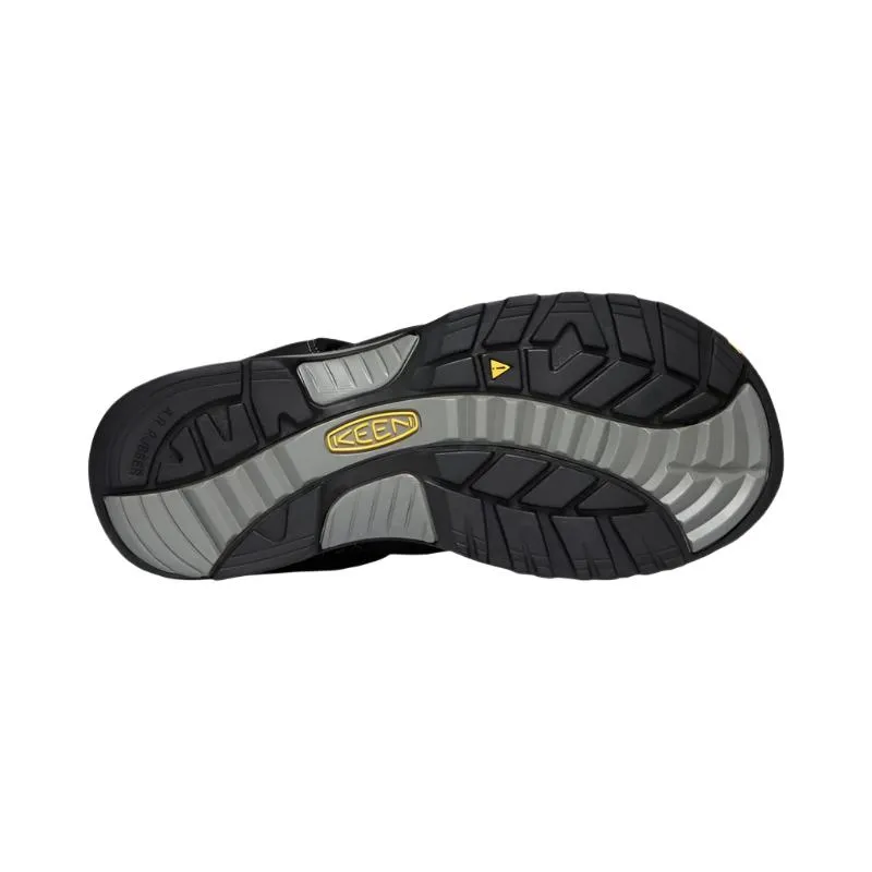 Keen Rialto II Men's Leather Walking Sandals - Black/Gargoyle